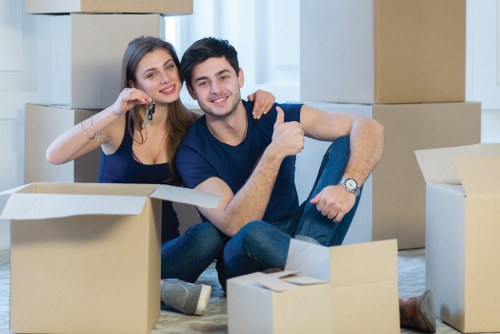 Local movers planning a man and van removal across London