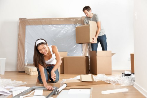 Local moving truck service for flat and office transport in London