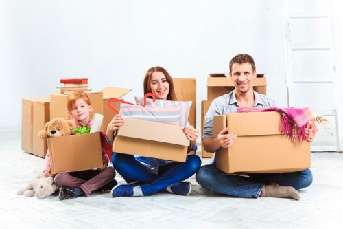 London house removals vehicle serving residential customers