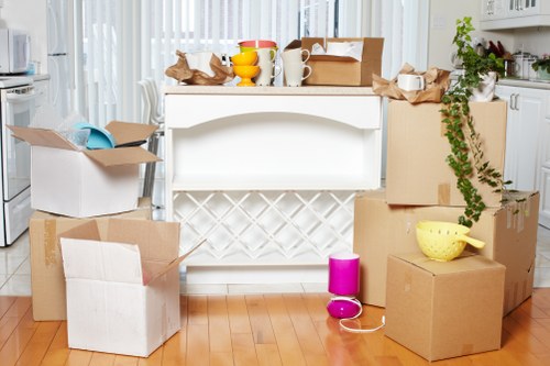 Commercial removals van service for office items in London