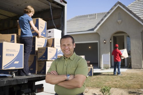 Furniture and household items prepared for collection in London
