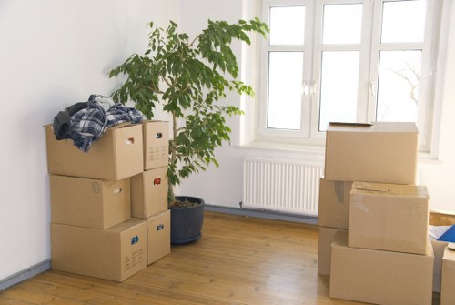 Moving team helping with a home relocation in London