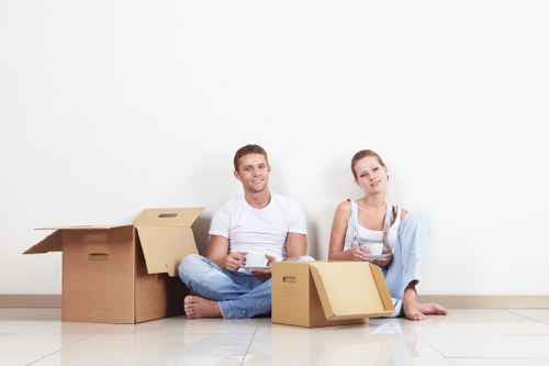 Packing and furniture handling for a London home move
