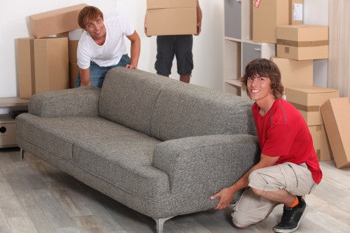 Damaged box and checklist used in a removal company complaints case