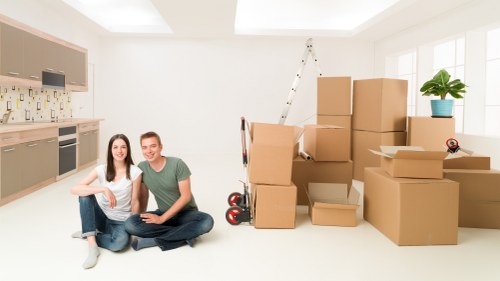 London moving checklist and packing materials prepared for removal day