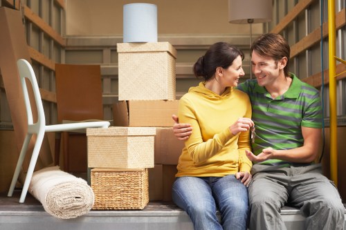Removal van for flat and house moves in London