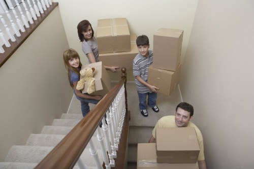 Professional removals support for a London home move